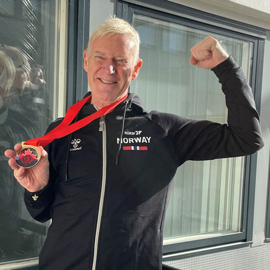 Anders feirer 25 år med Balco i Oslo