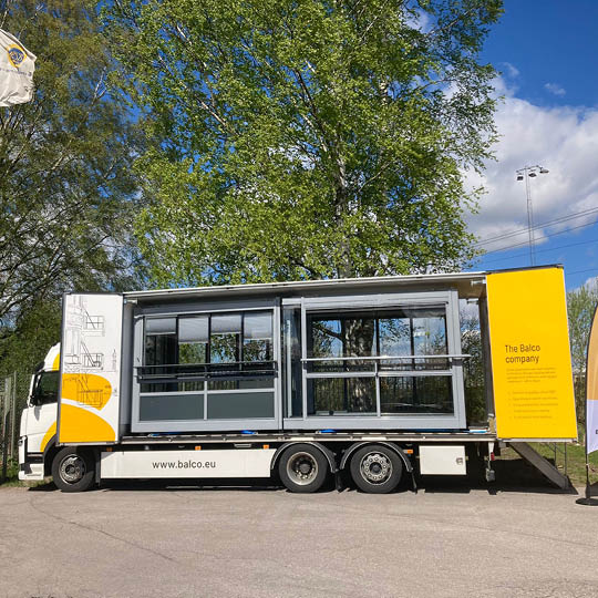 Møt Balco på gatefest i Kongsberg. Balco Truck