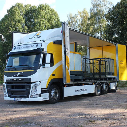 Møt Balco på gatefest i Kongsberg. Balco Truck