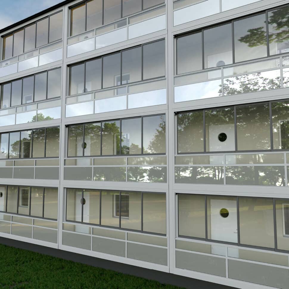 Balco Access – smart løsning for svalgang og entrébalkonger.