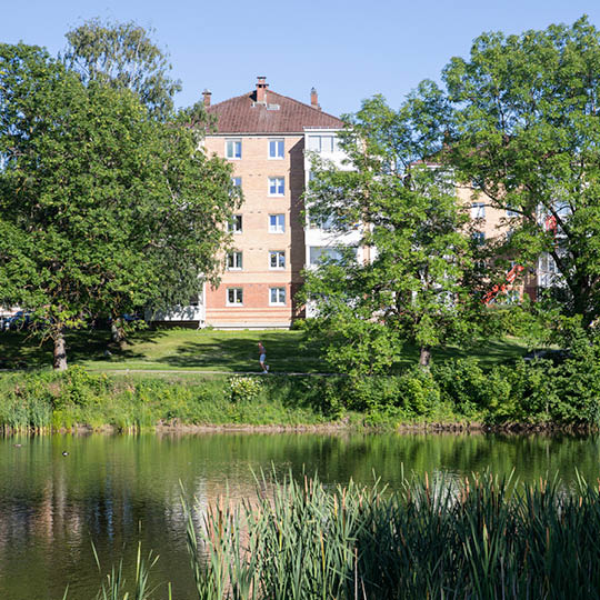 Valle Borettslag i Oslo. Inglassede Balkonger fra Balco