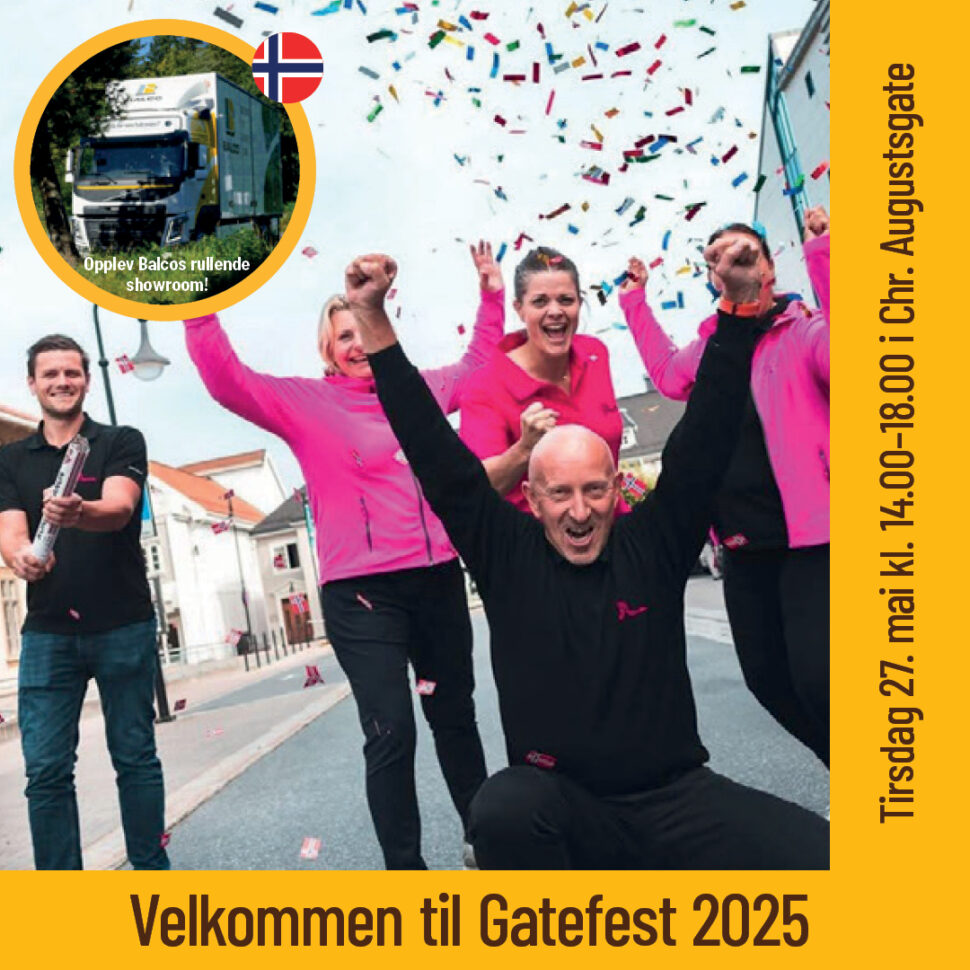 Velkommen til Gatefest 2025 i Kongsberg | Balco AS