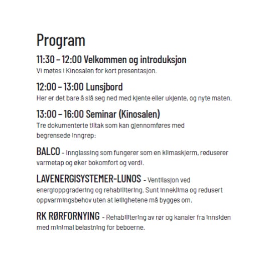 Gratis seminar med Balco. Står borettslaget foran store oppgraderinger?